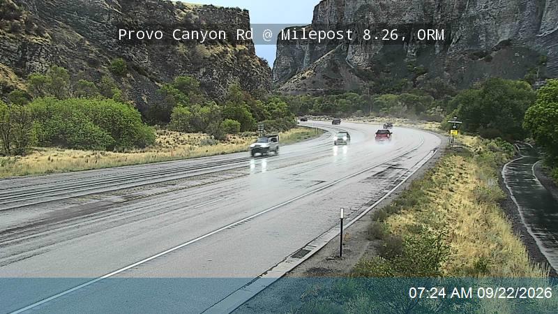 Provo Canyon Rd / US-189 @ Mouth of Provo Canyon / MP 8.26, ORM
