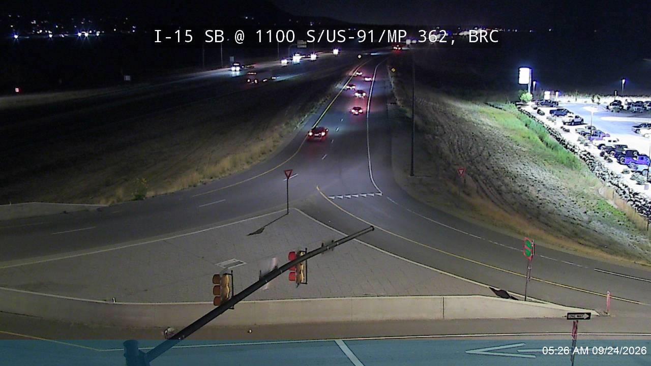 I-15 SB @ 1100 S / US-91 / MP 362, BRC