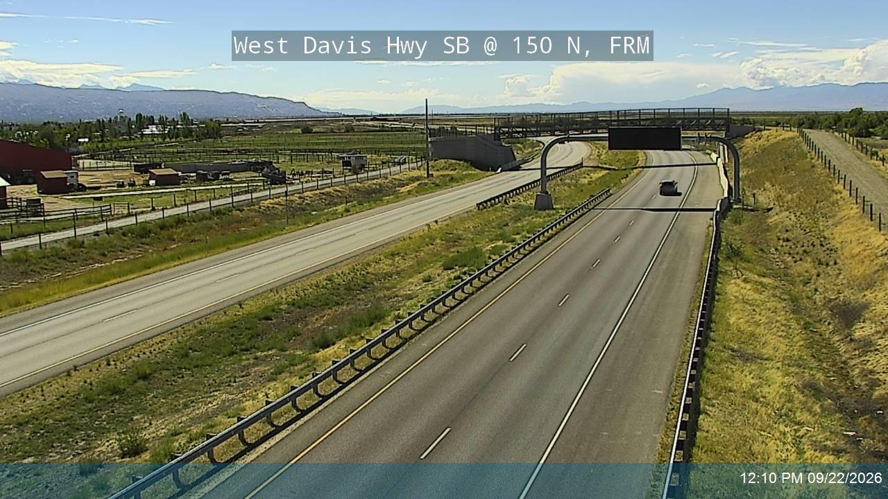 West Davis Hwy / SR-177 SB @ 150 N / MP 3.04, FRM