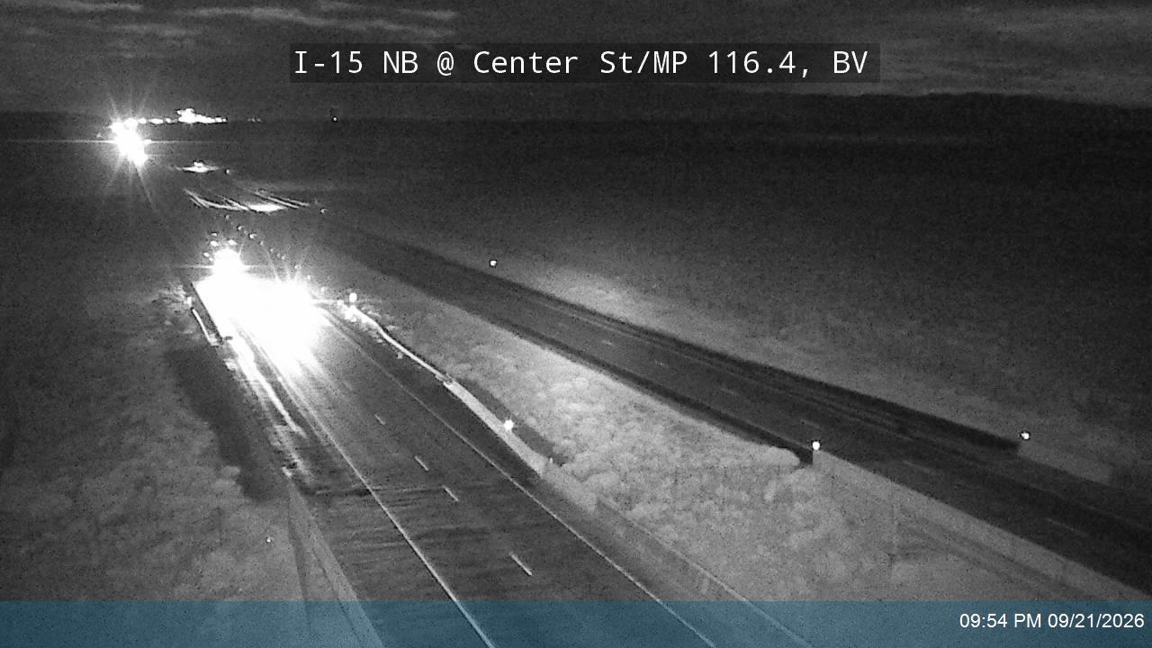 I-15 NB @ Center St / MP 116.4, BV