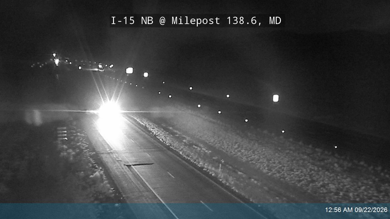 I-15 NB @ Milepost 138.6, MD