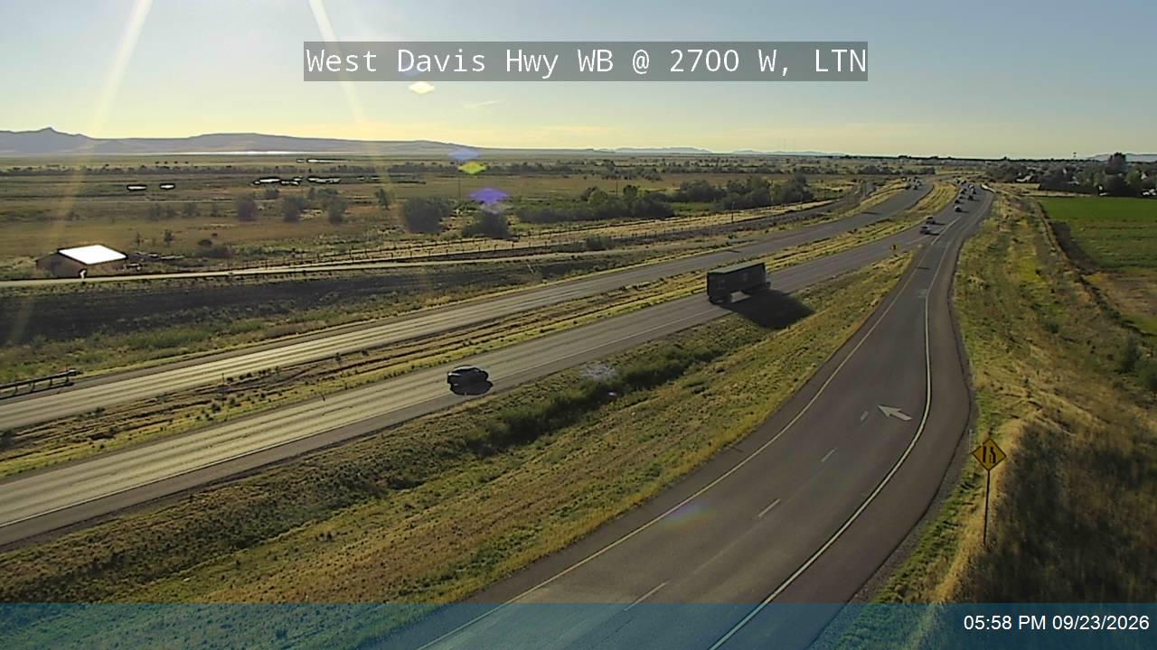 West Davis Hwy / SR-177 WB @ 2700 W / MP 9.67, LTN