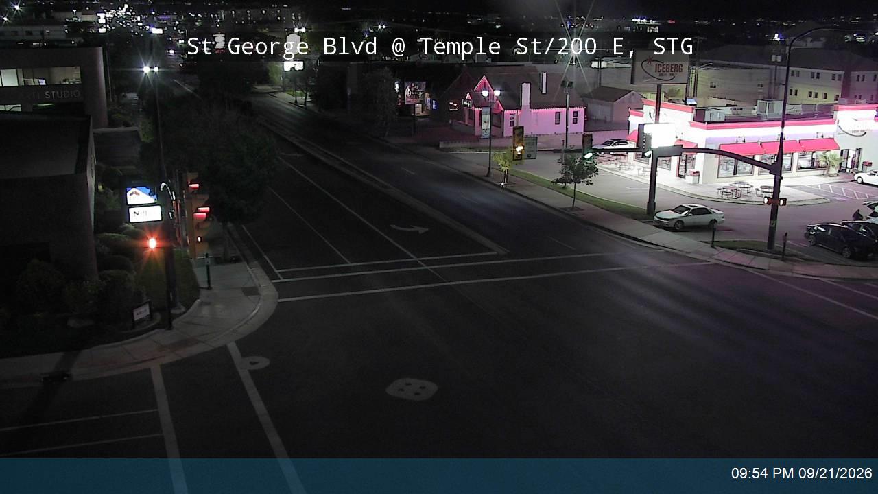 St George Blvd / SR-34 @ Temple St / 200 E, STG