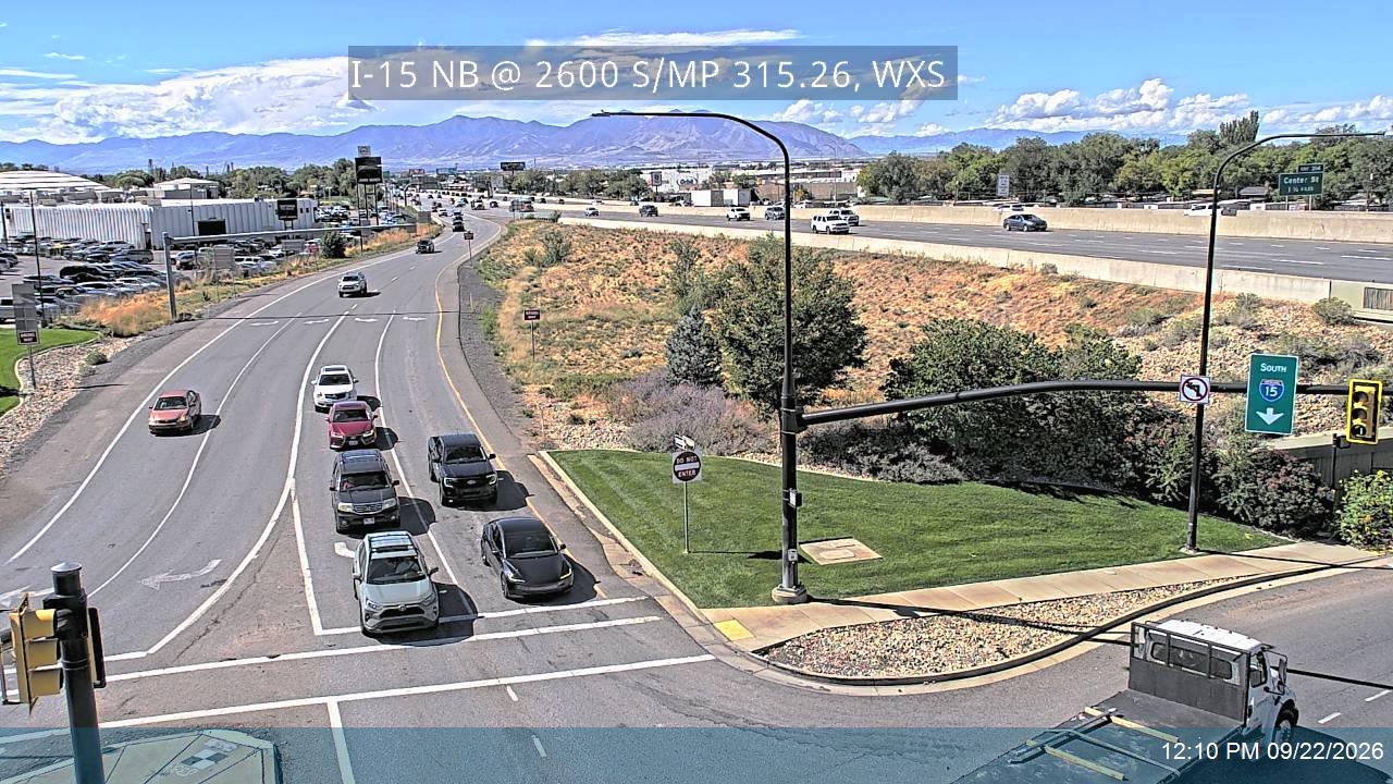 I-15 NB @ 2600 S / SR-93 / MP 315.26, WXS
