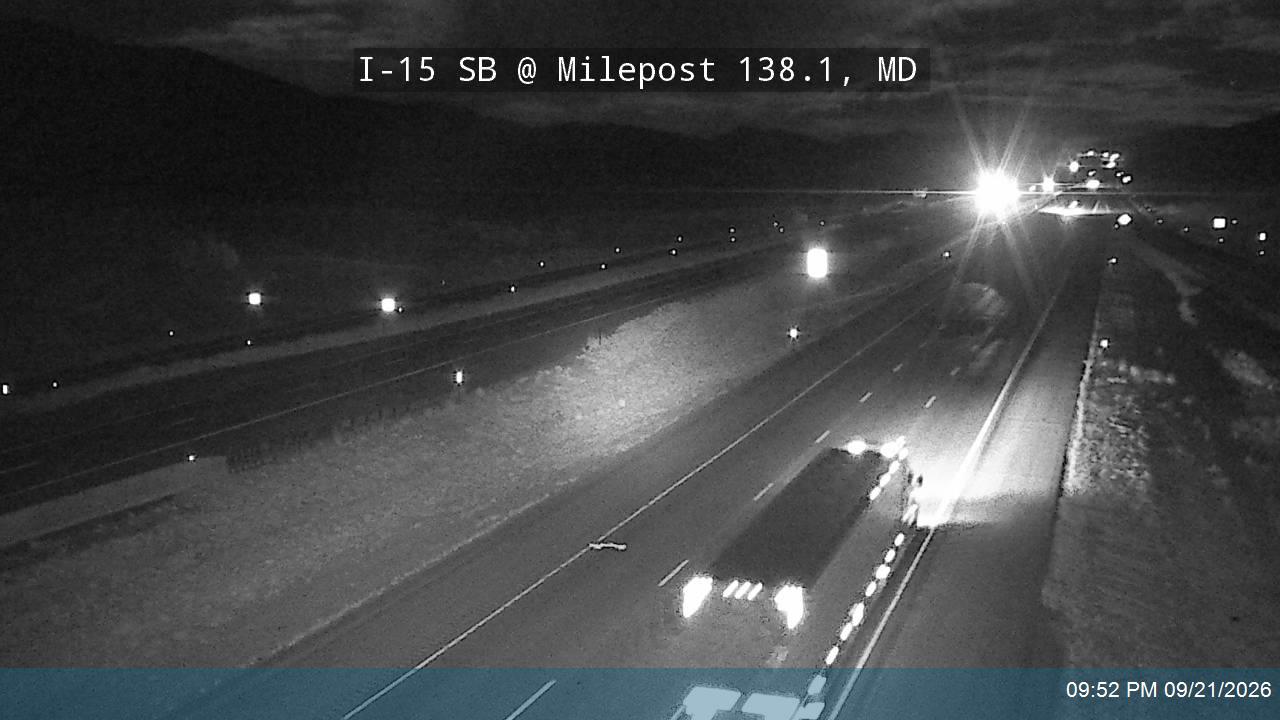 I-15 SB @ Milepost 138.1, MD