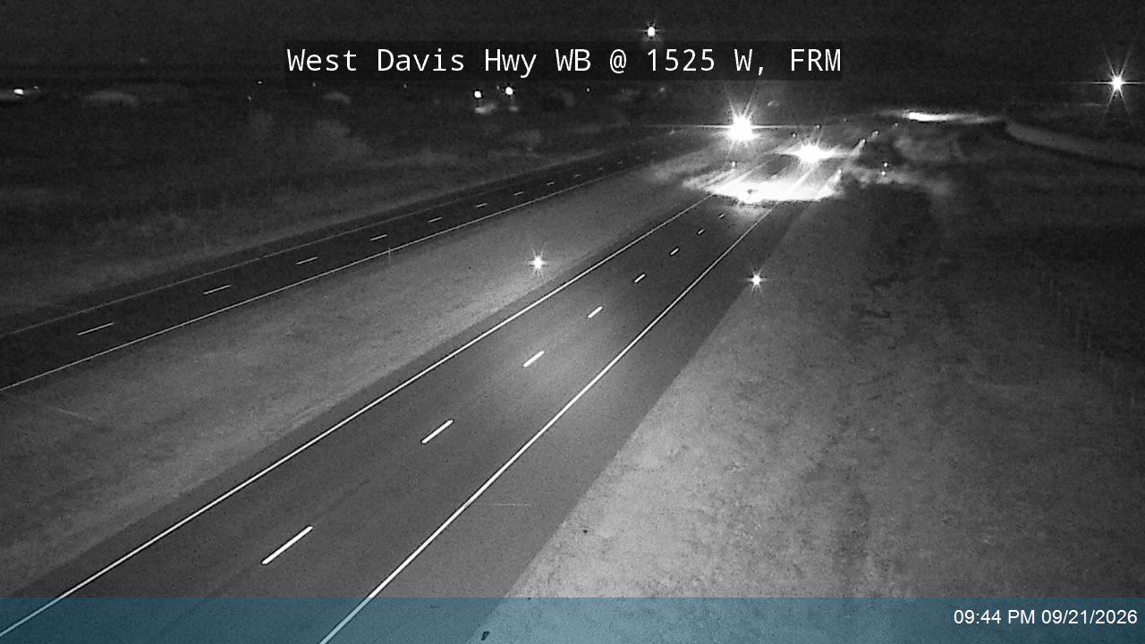 West Davis Hwy / SR-177 WB @ 1525 W / MP 1.49, FRM