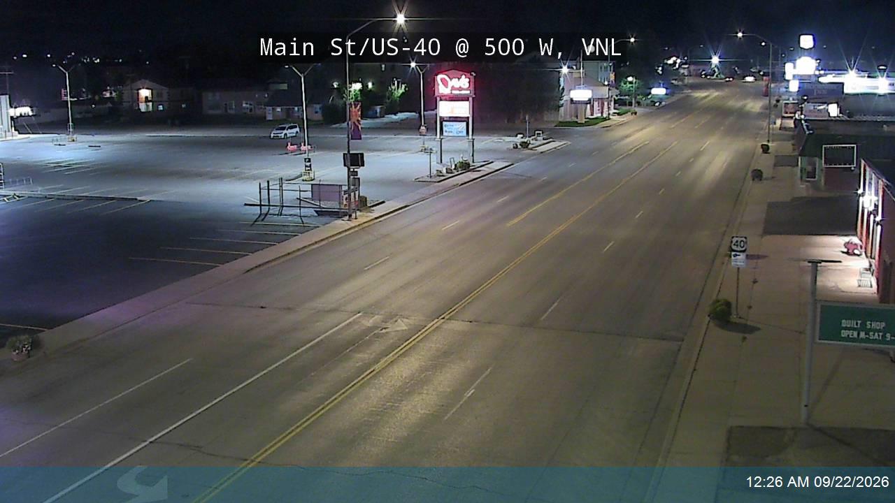 Main St / US-40 @ 500 W / SR-121, VNL