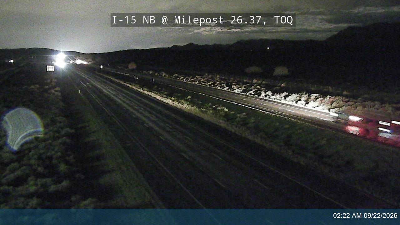 I-15 NB @ Milepost 26.37, TOQ