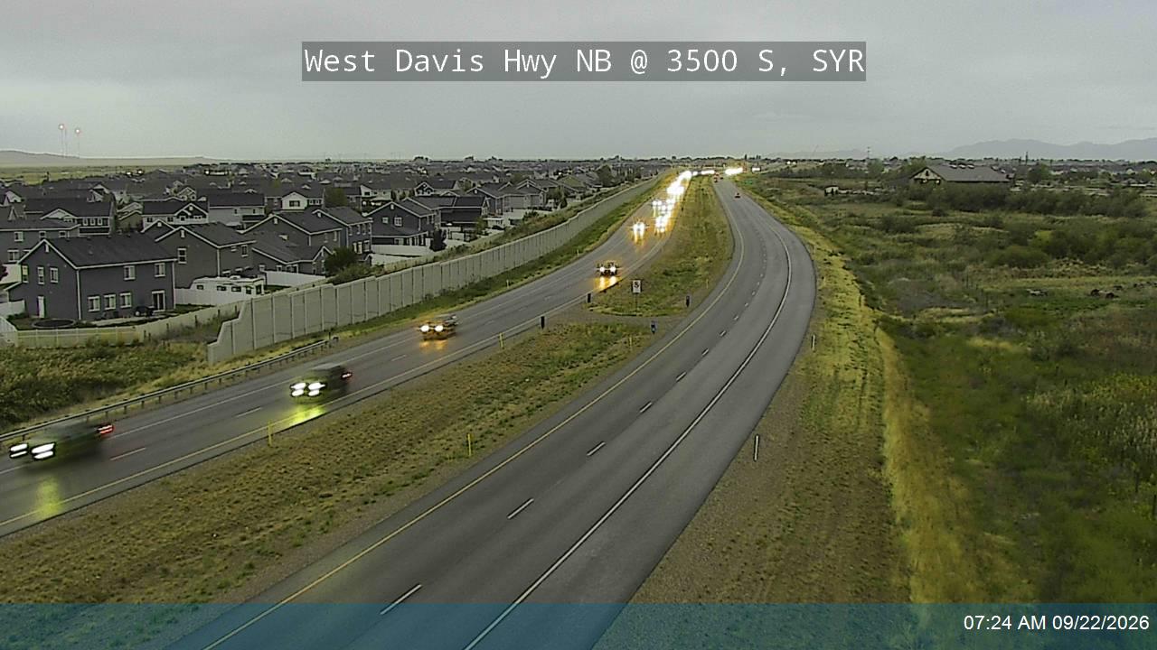 West Davis Hwy / SR-177 NB @ 3500 S / MP 11.15, SYR