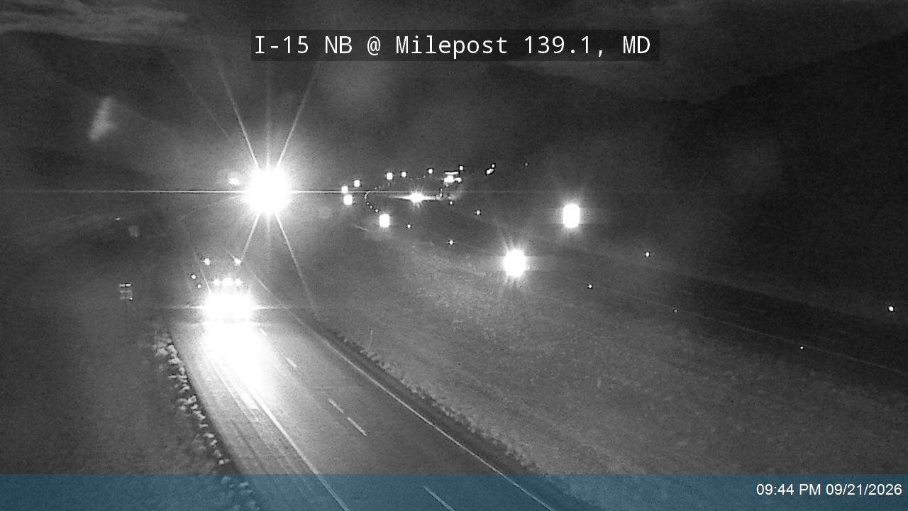I-15 NB @ Milepost 139.1, MD
