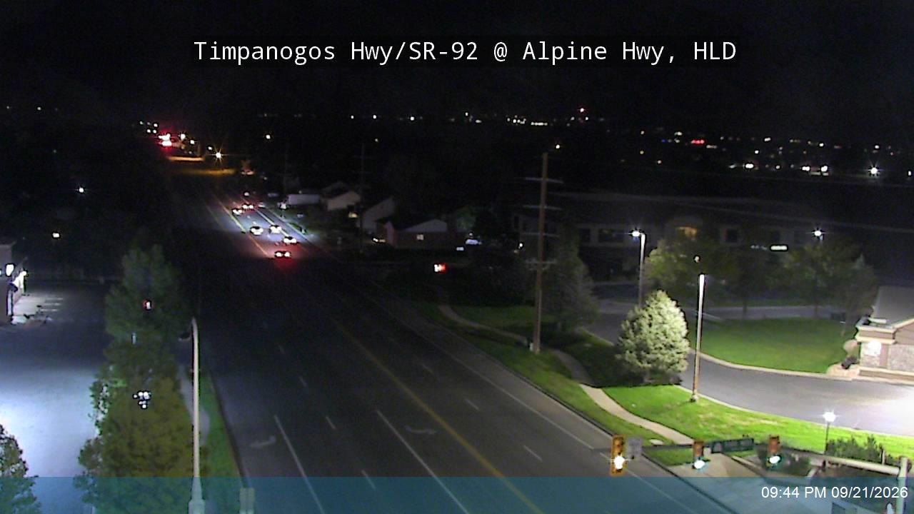 Timpanogos Hwy / 11000 N / SR-92 @ Alpine Hwy / 5300 W / SR-74, HLD