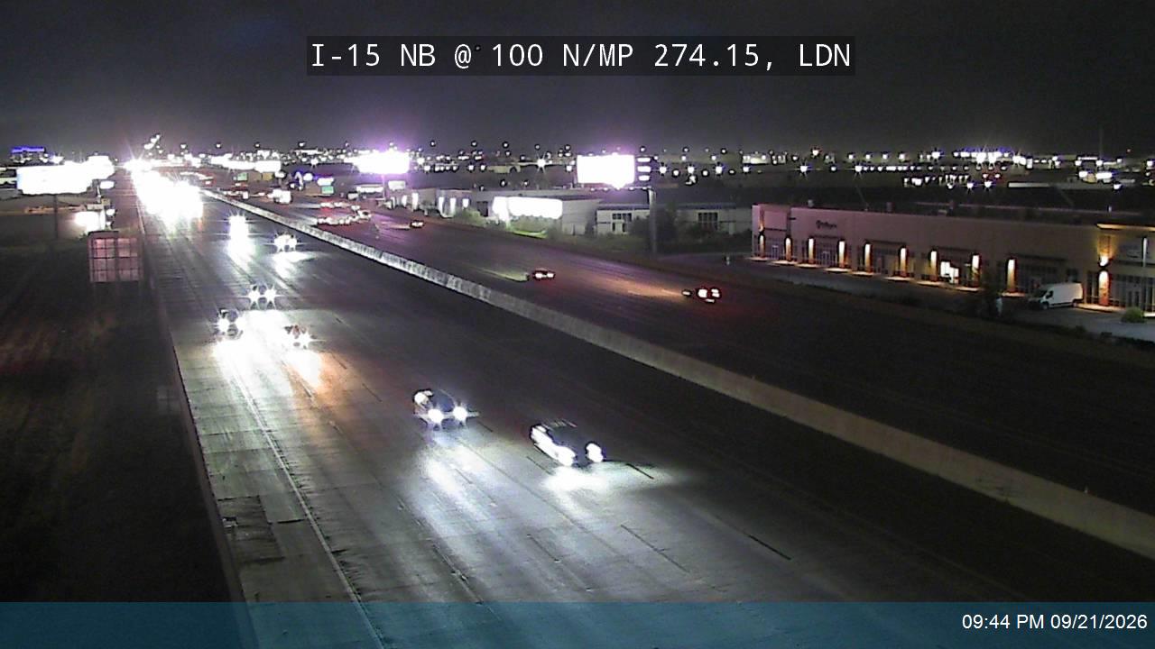 I-15 NB @ 100 N / MP 274.15, LDN