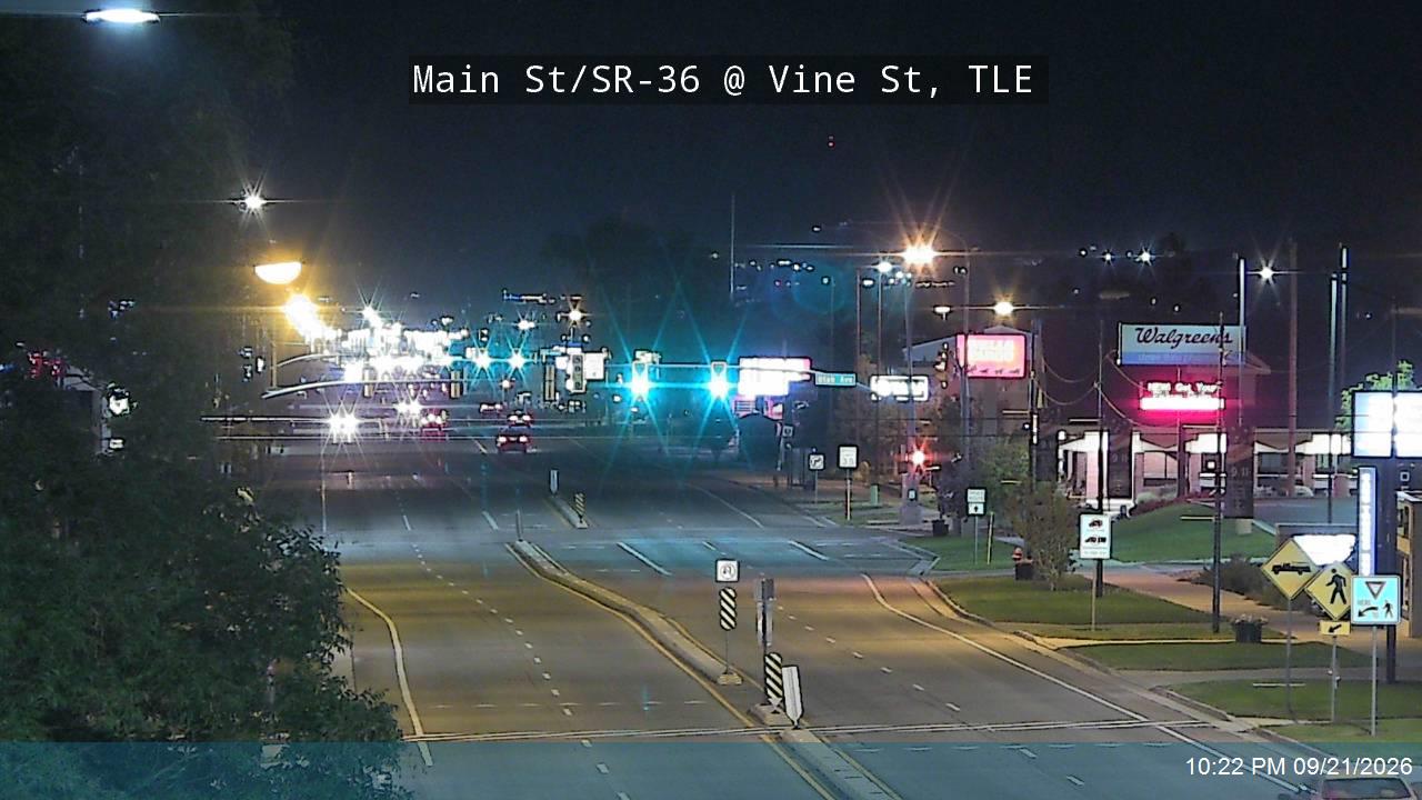 Main St / SR-36 @ Vine St, TLE