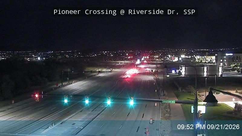 Pioneer Crossing / SR-145 @ Riverside Dr, SSP
