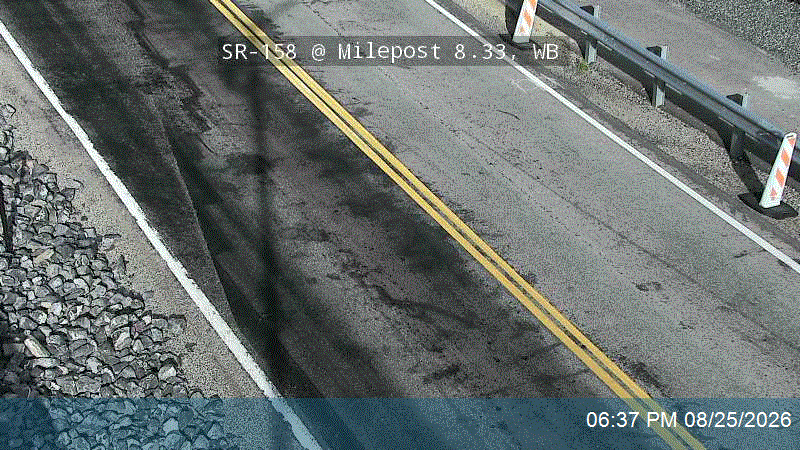 SR-158 @ Milepost 8.33, WB