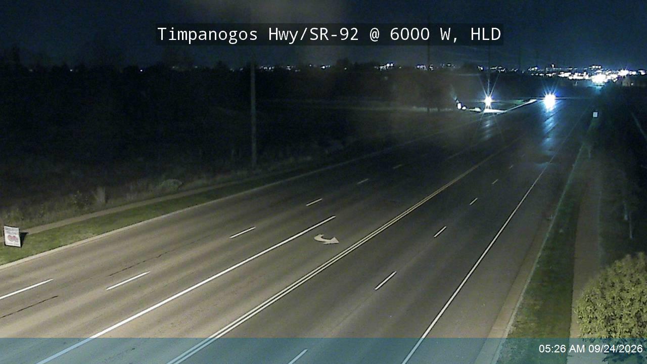 Timpanogos Hwy / 11000 N / SR-92 @ 6000 W, HLD