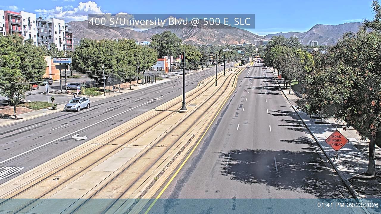 400 S / University Blvd / SR-186 @ 500 E, SLC