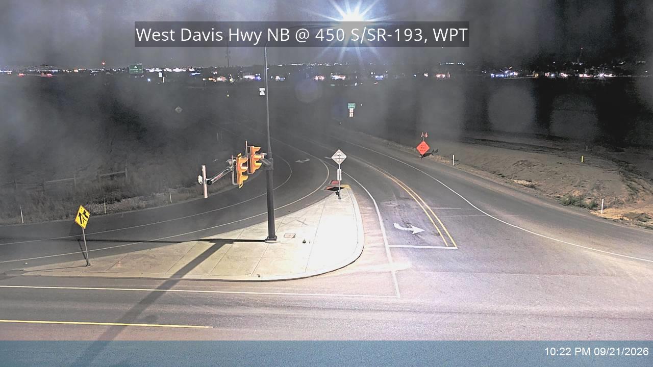 West Davis Hwy / SR-177 NB @ 450 S / SR-193 / MP 15.57, WPT