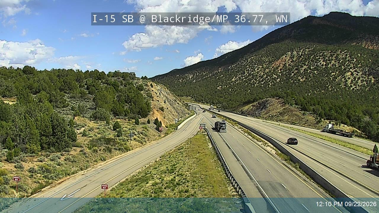 I-15 SB @ Blackridge / Exit 36 / MP 36.77, WN