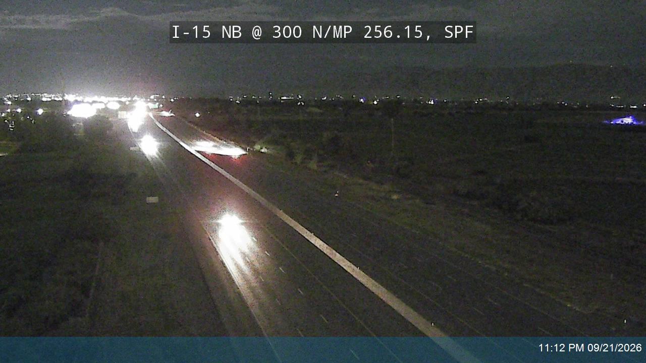 I-15 NB @ 300 N / MP 256.15, SPF