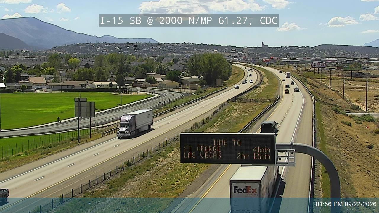 I-15 SB @ 2000 N / MP 61.27, CDC