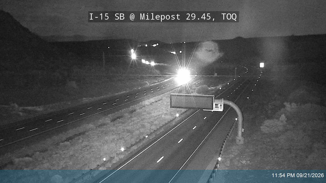 I-15 SB @ Milepost 29.45, TOQ