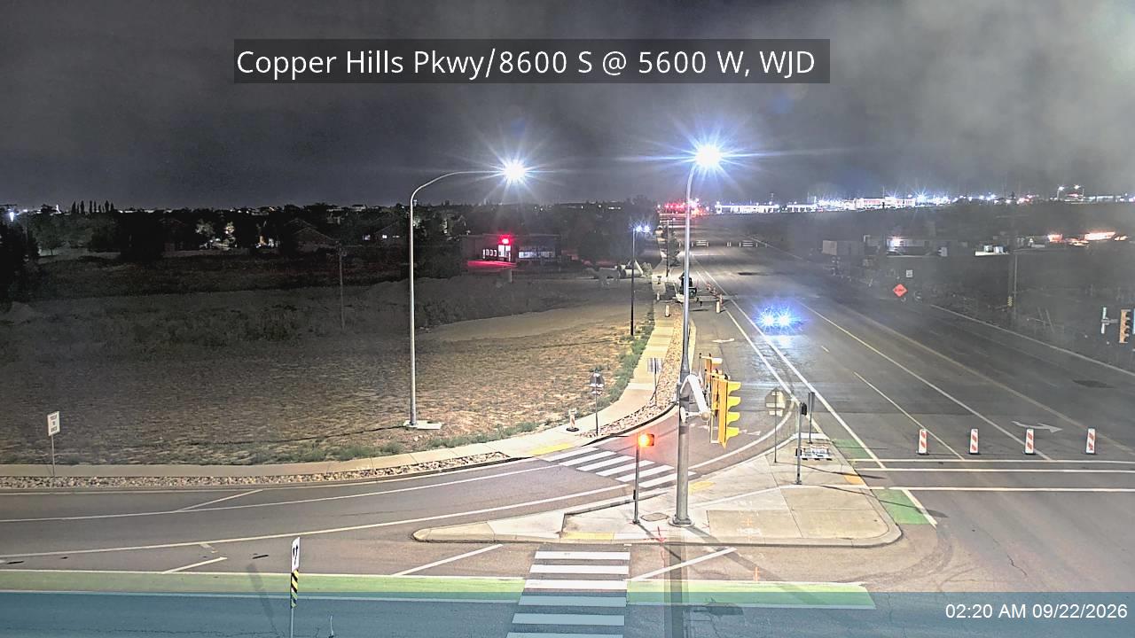 Copper Hills Pkwy / 8600 S @ 5600 W, WJD
