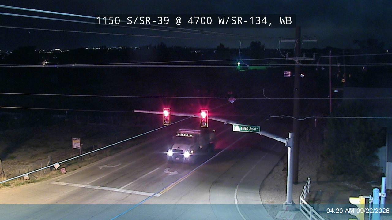 SR-39 / 1150 S @ SR-134 / 4700 W, WB