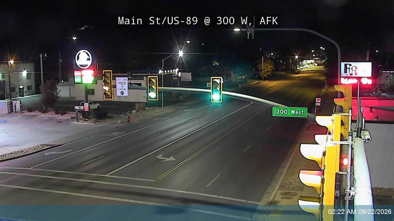 Main St / US-89 @ 300 W, AFK