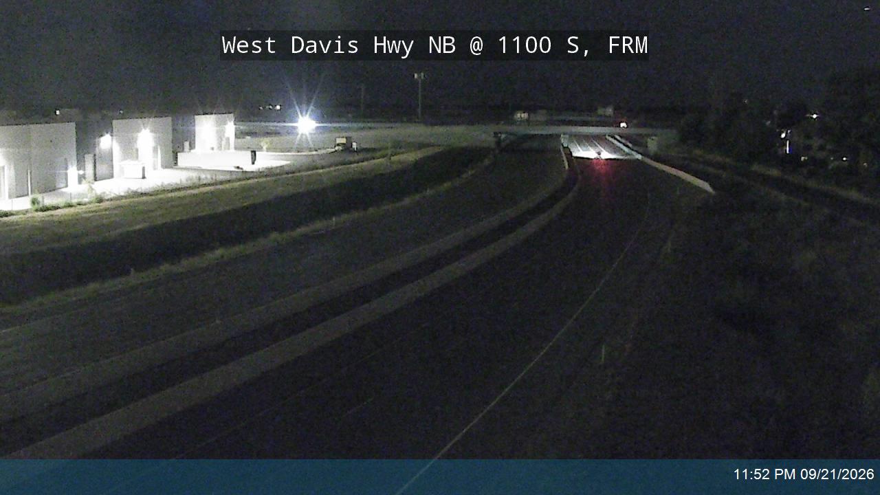 West Davis Hwy / SR-177 NB @ 1100 S / MP 0.05, FRM