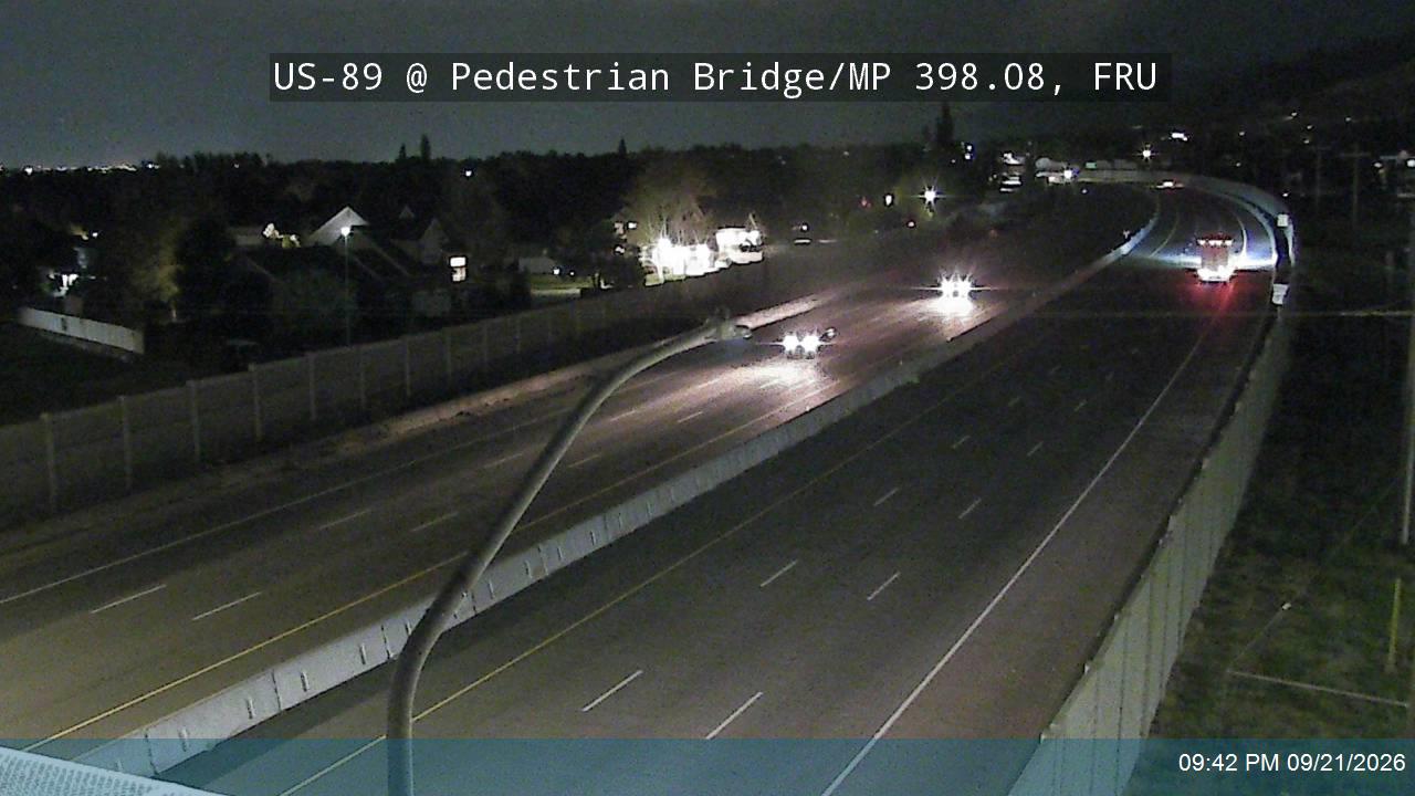 US-89 @ Pedestrian Bridge / MP 398.08, FRU
