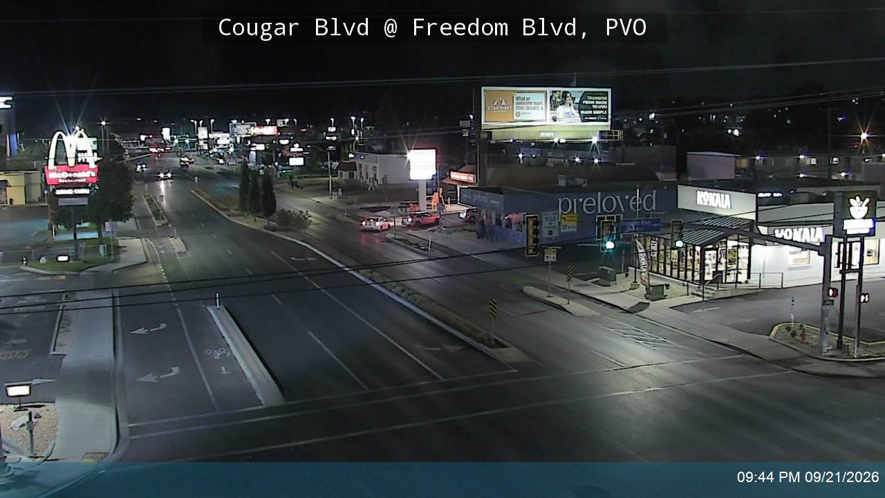 Cougar Blvd / 1230 N @ Freedom Blvd / 200 W, PVO