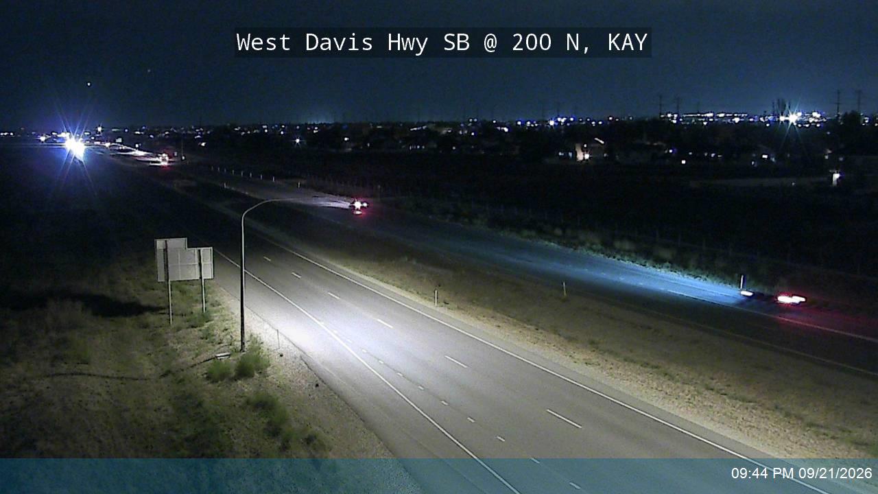 West Davis Hwy / SR-177 SB @ 200 N / MP 7.89, KAY