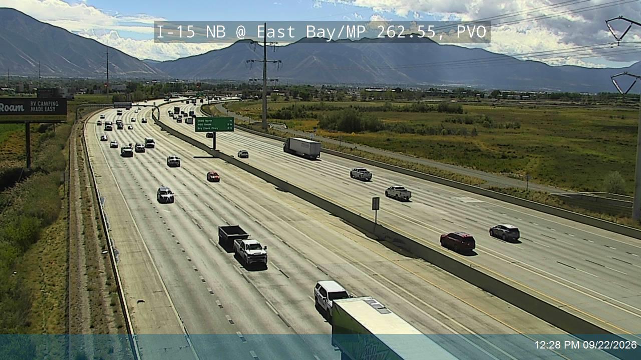 I-15 NB @ East Bay / MP 262.55, PVO
