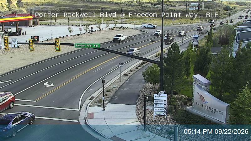 Porter Rockwell Blvd / SR-131 @ Freedom Point Way, BLF
