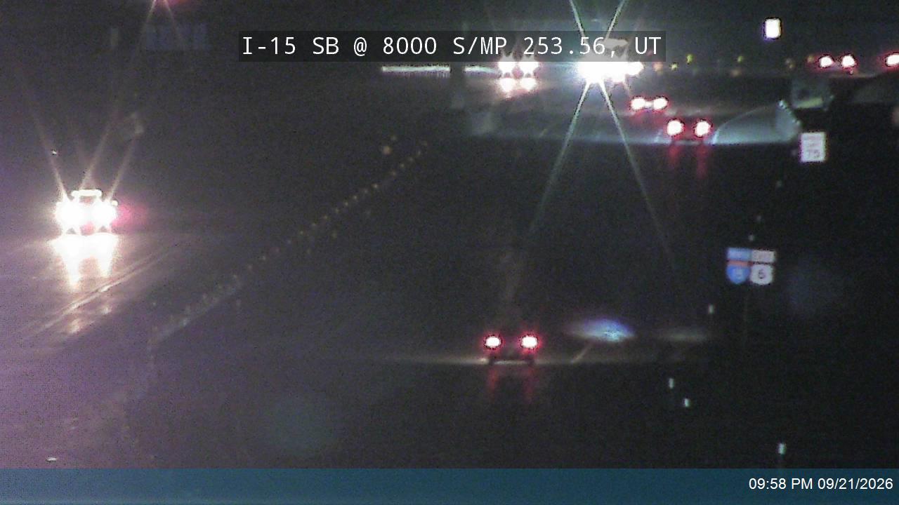 I-15 SB @ 8000 S / SR-164 / MP 253.56, UT