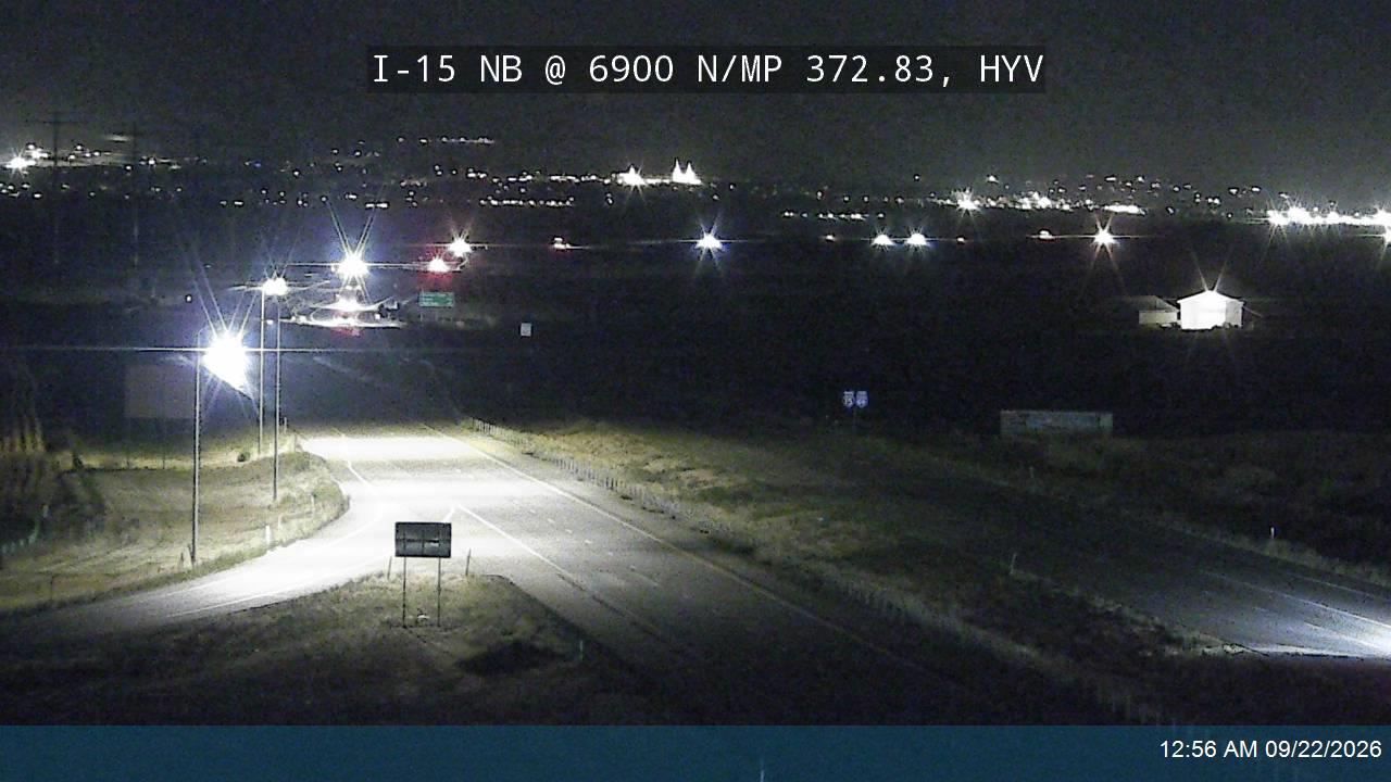 I-15 NB @ 6900 N / SR-240 / MP 372.83, HYV