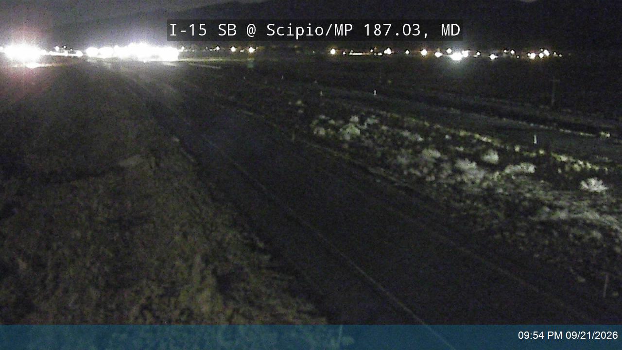 I-15 SB @ Scipio / MP 187.03, MD