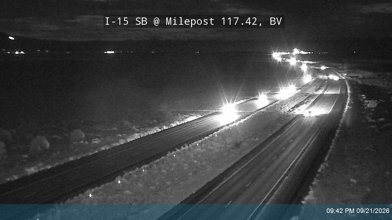 I-15 SB @ Milepost 117.42, BV
