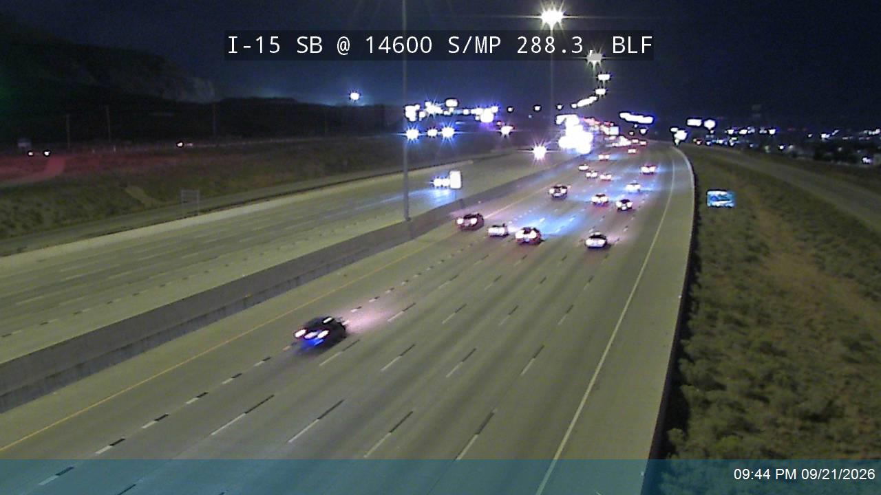 I-15 SB @ 14600 S / Highland Dr / SR-140 / MP 288.3, BLF