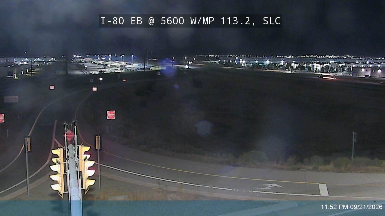 I-80 EB @ 5600 W / SR-172 / MP 113.2, SLC
