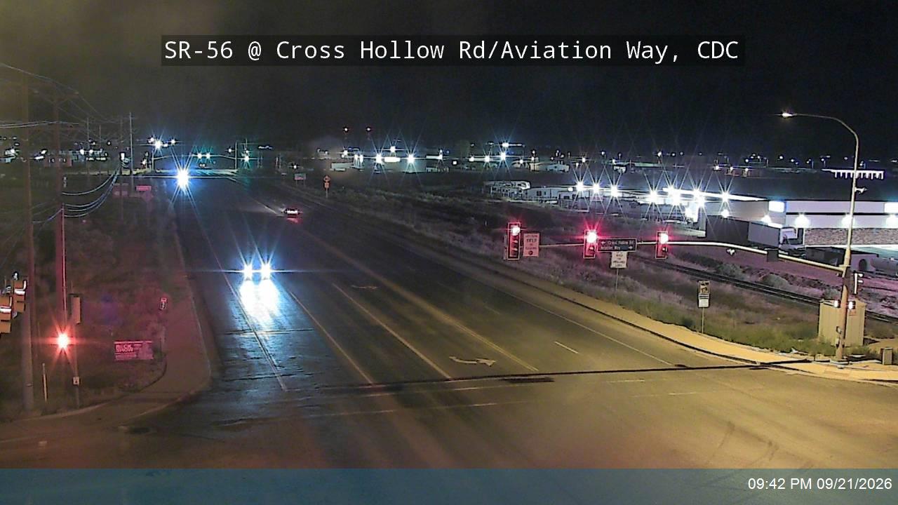 400 N / SR-56 @ Cross Hollow Rd / Aviation Way, CDC