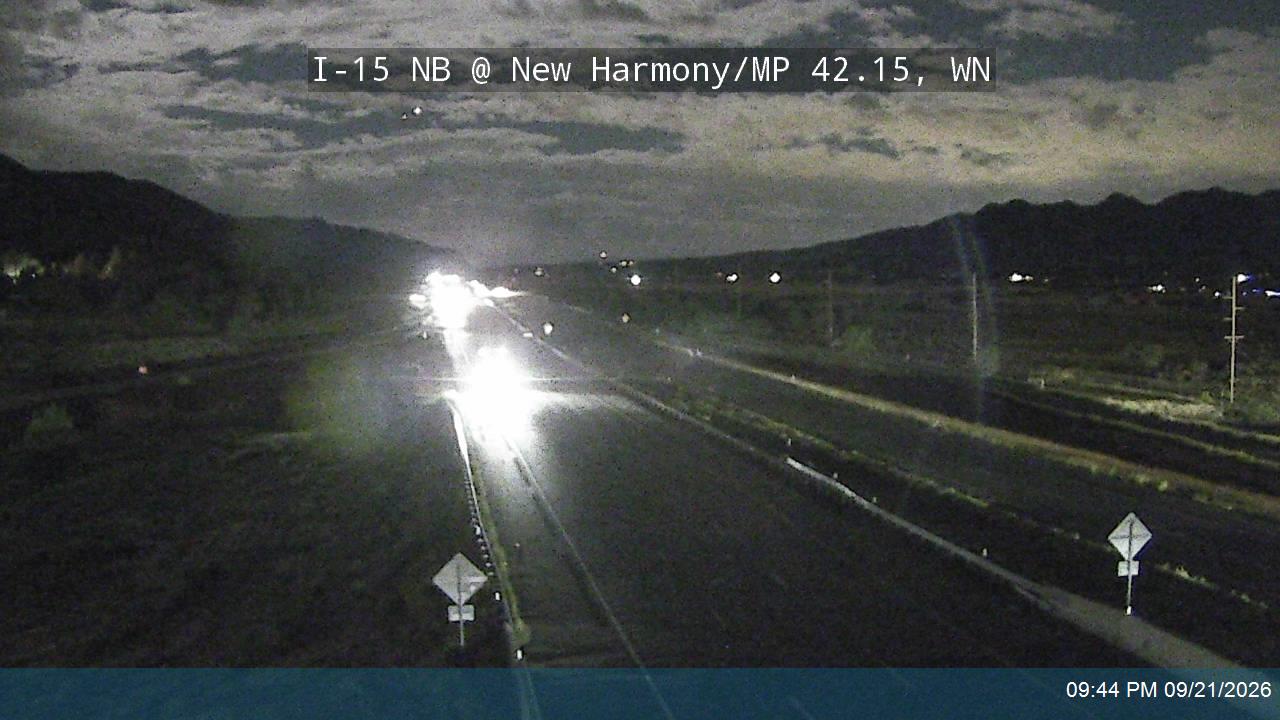 I-15 NB @ New Harmony / MP 42.15, WN