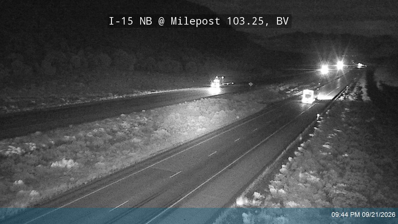 I-15 NB @ Milepost 103.25, BV