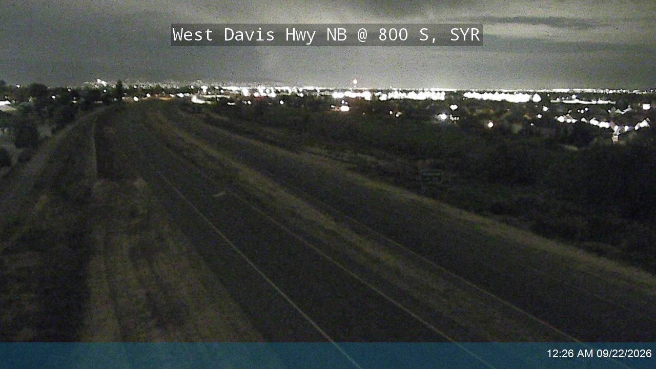 West Davis Hwy / SR-177 NB @ 800 S / MP 14.84, SYR