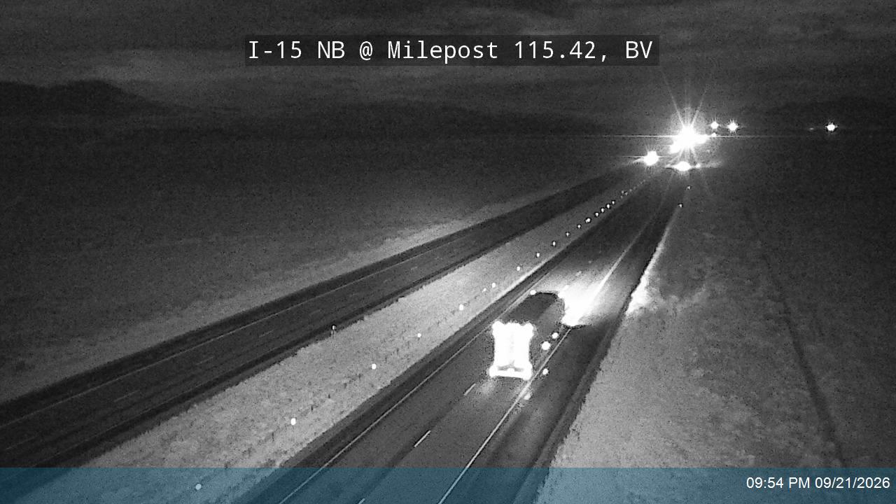 I-15 NB @ Milepost 115.42, BV