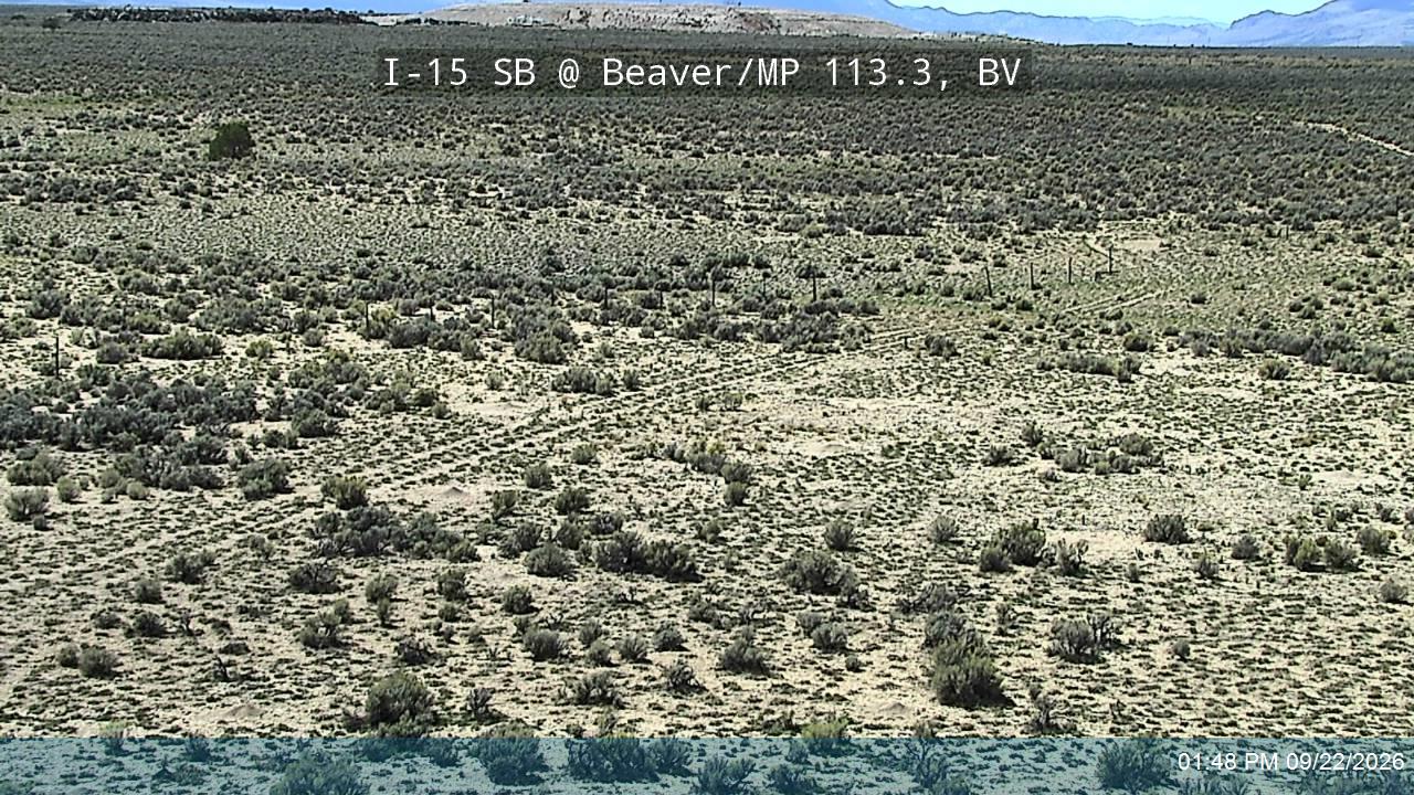 I-15 SB @ Beaver / MP 113.3, BV