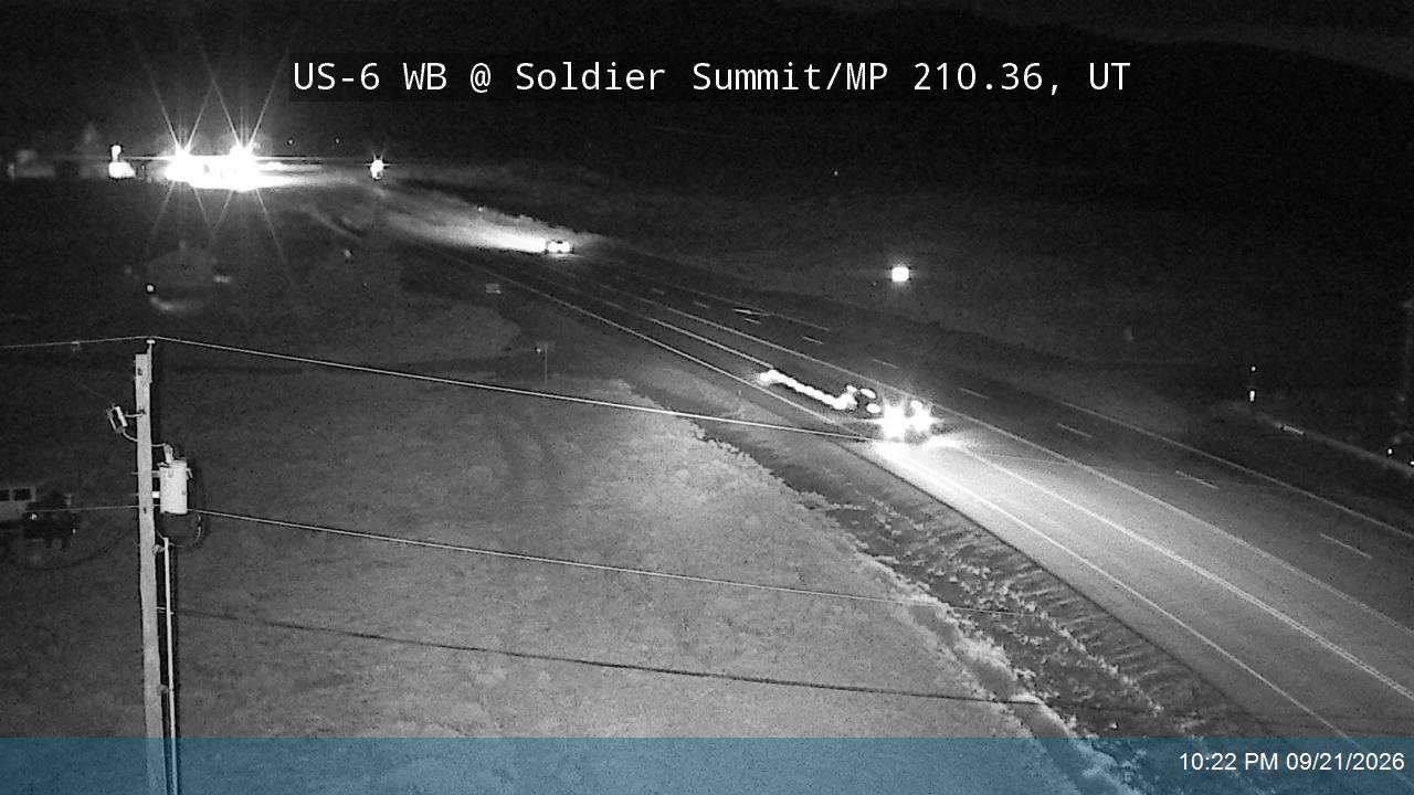 US-6 WB @ Soldier Summit / MP 210.36, UT