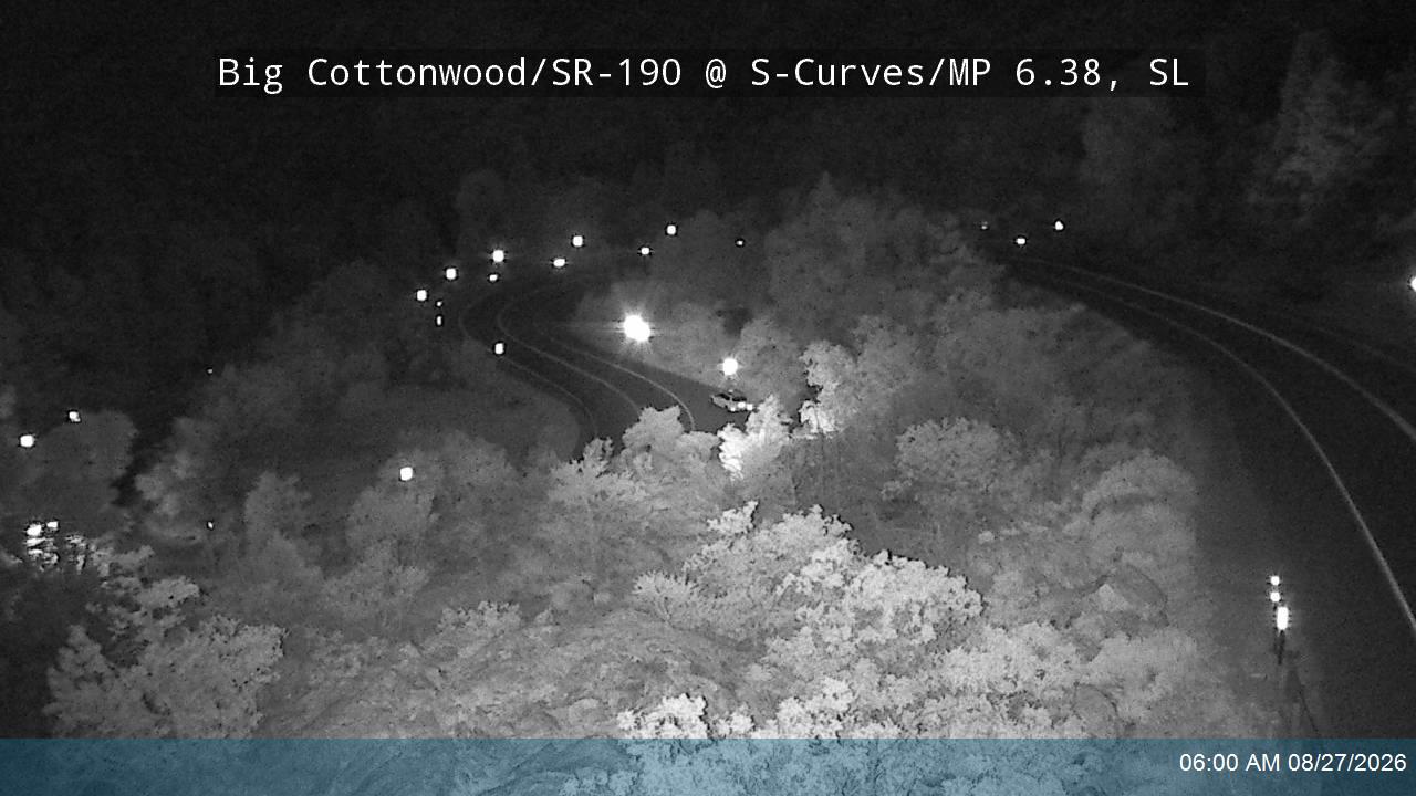 Big Cottonwood Canyon Rd / SR-190 @ S-Curves / MP 6.38, SL