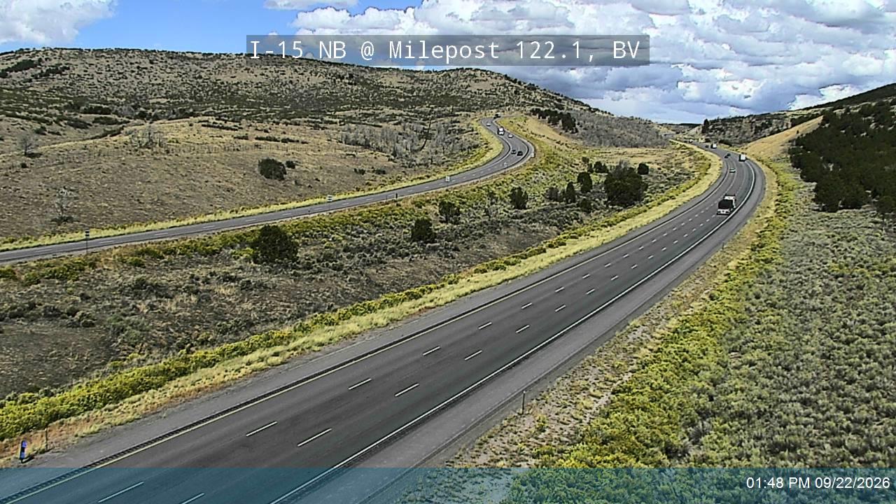 I-15 NB @ Milepost 122.1, BV